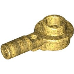 32828-115 Paal lengte 1 met plaat 1x1 open nop goud, parel NIEUW *
