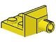 3481-3G Platte plaat 2x2 met opstaande rand en clip rotor geel gebruikt *1L0000