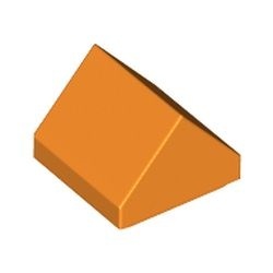 35464-4 Dakpan 1x1x2/3 dubbel (klein!) oranje NIEUW *1L412