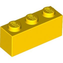 3622-3G Steen 1x3 geel gebruikt *1A012