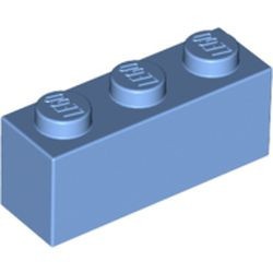 3622-42 Steen 1x3 blauw, midden NIEUW *1L010