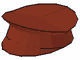 3624-88 Platte pet bruin, roodachtig NIEUW *0L0000