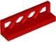 3633-5G Hekwerk 1x4x1 Ruitpatroon laag rood gebruikt *1C024