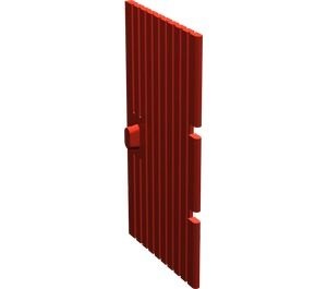 3644-5G Deur 1x4x6 verticale planken rood gebruikt *1C029