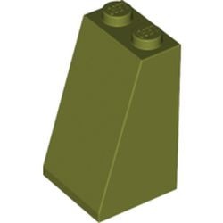3684-155 Dakpan 75 graden 2x2breedx3 (open of dichte noppen) groen, olijf NIEUW *1B161
