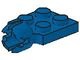 3730-7G Platte plaat 2x2 met CONTRA voor trekhaak blauw gebruikt *0B009