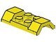 3787-3G Plaat 2x4 met spatbord (boven geknikt) geel gebruikt *6K05