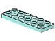 3795-41 Platte plaat 2x6 aqua NIEUW *5K000