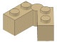 3830c01-2G Scharniersteen 1x4 compleet crème gebruikt *1R028