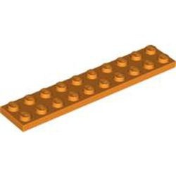 3832-4G Platte plaat 2x10 oranje gebruikt *1A035