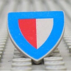 3846p47-9G Schild driehoekig met wit/rood schild lichtgrijs (klassiek) gebruikt *0L0000