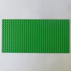 3857-36G Basisplaat 16x32 (geen nopgaten onder) groen, helder gebruikt *5T000