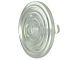 3876-12G Schild rond transparant gebruikt *0L0000