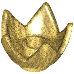39262-115 Kroon met 5 punten goud, parel NIEUW *0L0000