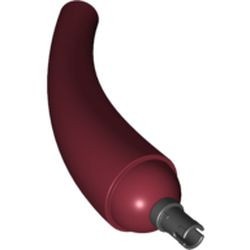 40395c01-59 Dinosaurus begin lange staart met pin rood, donker NIEUW *0D000