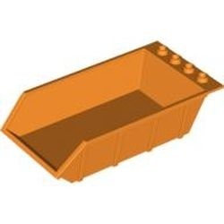 4080-4G Laadbak 4x6 hoog open noppen (Tipper) oranje gebruikt *1F001