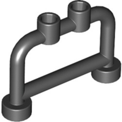 4083-11 Hek van buizen nopgaten bovenop 1x4x2 zwart NIEUW *1B255