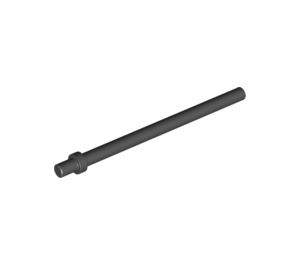 4095-11G Paal lengte 6,6 noppen met stop (Paraplu-stok) zwart gebruikt *1E014