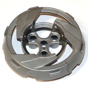 41179-95 Wieldop met 4 pingaten zilver, mat NIEUW *5W000