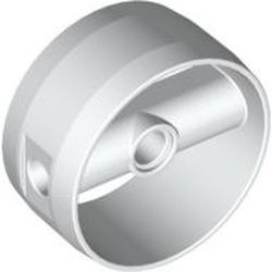41531-1G Technic Cylinder 4x4 rond verbindingsblok met 3 pingaten wit gebruikt *0D000