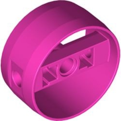 41531-47 Technic Cylinder 4x4 rond verbindingsblok met 3 pingaten roze, donker NIEUW *0D000