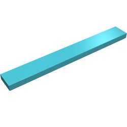 4162-156 Tegel 1x8 blauw, middenazuur NIEUW *1B117