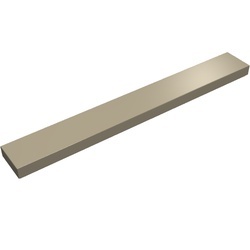 4162-69 Tegel 1x8 crème,donker NIEUW *1B117