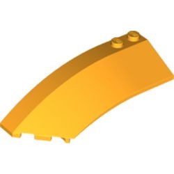 41750-110 Steen, wig 8x3x2 links open oranje, lichthelder NIEUW *4D000