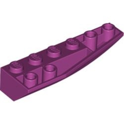41764-71 Wig 6x2 afgerond omgekeerd rechts magenta NIEUW *4D000