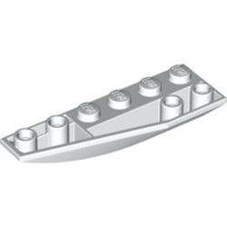 41765-1 Wig 6x2 afgerond omgekeerd links wit NIEUW *4D000