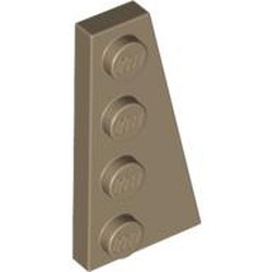 41769-69 Wig plaat 4x2 rechts crème,donker NIEUW *1B230