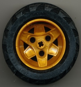 41896c02-115 Wiel 43.2mm doorsnede 26mm breed TR,zwarte truckband 68.8x36 H (41896/41893) (PAKKETZENDING!) goud, parel NIEUW *5W000