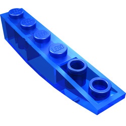 42023-14 Omgekeerde dakpan 6x1 rond transparant donkerblauw NIEUW *1B242