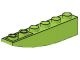 42023-34 Omgekeerde dakpan 6x1 rond lime NIEUW *1B242
