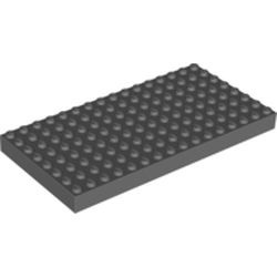 4204-85G Steen 8x16 grijs, donker (blauwachtig) gebruikt *5K0000