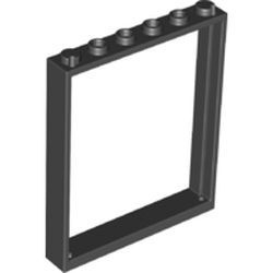 42205-11 Raam 1x6x6 zwart NIEUW *L11-6