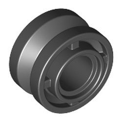 42610-11 Wiel 11x8 groef vier compartimenten, alleen velg zwart NIEUW *5W000