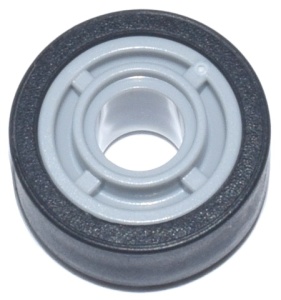 42610c02-86 Wiel 11x8mm groef vier compartimenten met gladde band 14x6mm (50945) grijs, licht (blauwachtig) NIEUW *5W000