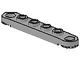 4262-9G Technic, Plaat 1x6 met gaten lichtgrijs (klassiek) gebruikt *0D407
