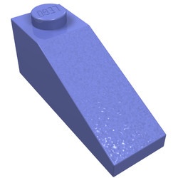 4286-97G Dakpan 33 graden 1x3 blauwviolet gebruikt *1D018