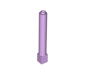 43888-154 Pilaar 1x1x6 massief met sokkel lavender, licht NIEUW *2B073