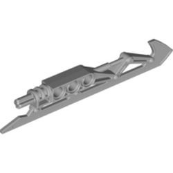 44032-86G Bionicle Weapon Ice Skate / Ice Blade Half grijs, licht (blauwachtig) gebruikt *