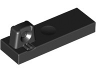 44300-11 Scharnier op tegel 1x3 met 1 vinger bovenOP uiteinde zwart NIEUW *1B297