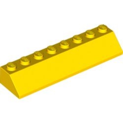4445-3 Dakpan 45 graden 8x2 geel NIEUW *1B155