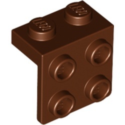 44728-88 Verbindingsplaat 1x2- 2x2 bruin, roodachtig NIEUW *1B257