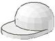 4485-1 Cap lange klep wit NIEUW *0L0000