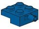 4488-7G Platte plaat 2x2 met 1 wielhouder (pin) blauw gebruikt *6K09