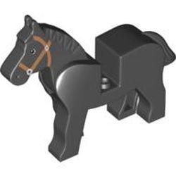4493c01pb07-11G Paard met teugels zwart gebruikt *5K000