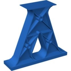 4539-7G DUPLO Pilaar 2x8x6 (PAKKETPOST) blauw gebruikt *