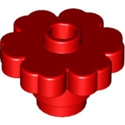 4728-5 Bloem 2x2 rood NIEUW *5C079